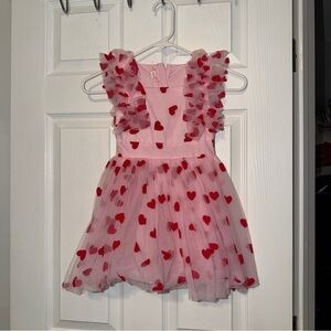 Pink Dress with Red Heart